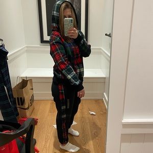 Polo by Ralph Lauren holiday plaid jogger set